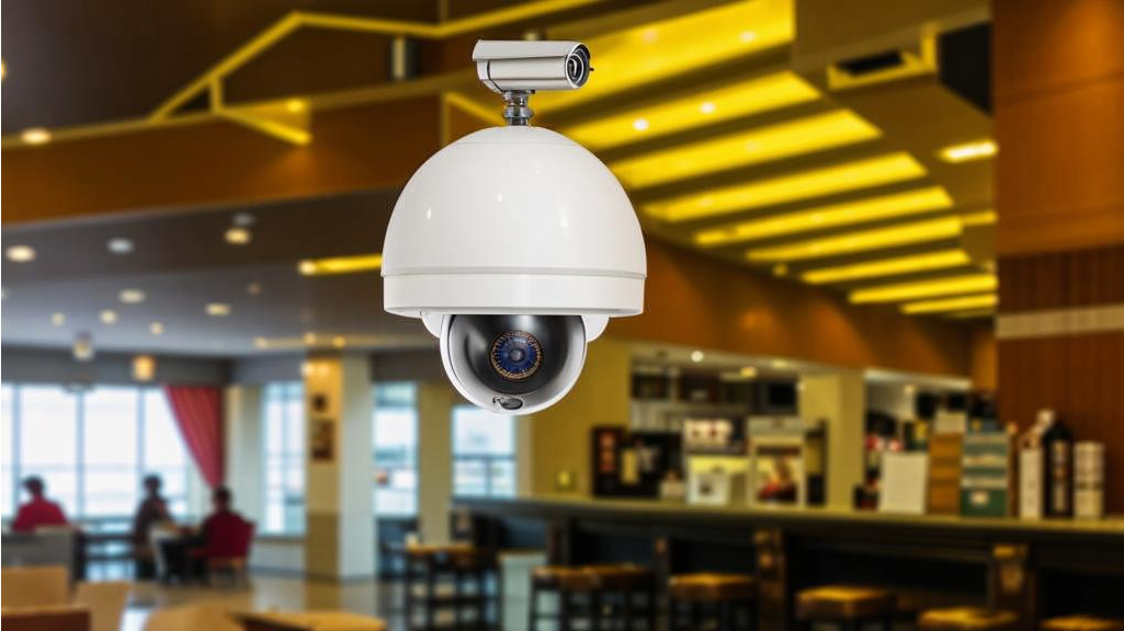 Установка камер видеонаблюдения в кафе